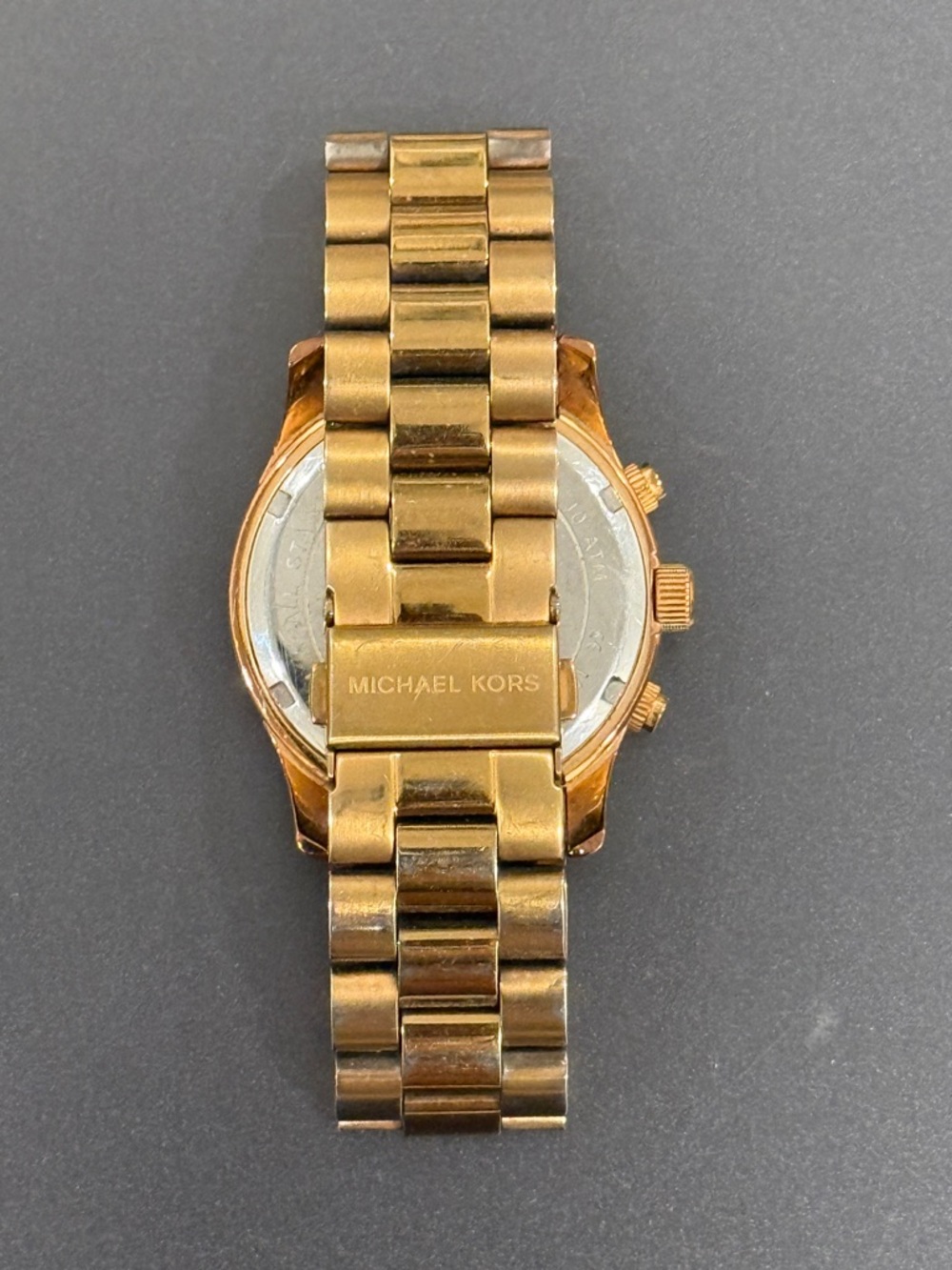 Michael Kors Gold-Tone Watch with Rose Dial - Picture 3 of 3